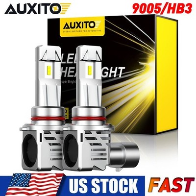 AUXITO 9005 LED Headlight Bulb Conversion Kit High Lo Beam White Super Bright US