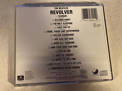Revolver by The Beatles (CD, EMI Records) CDP 7 464412 77774644129