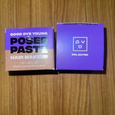 Good Dye Young Purple Poser Paste Temporary Hair Color Wash Out. Set Of 2