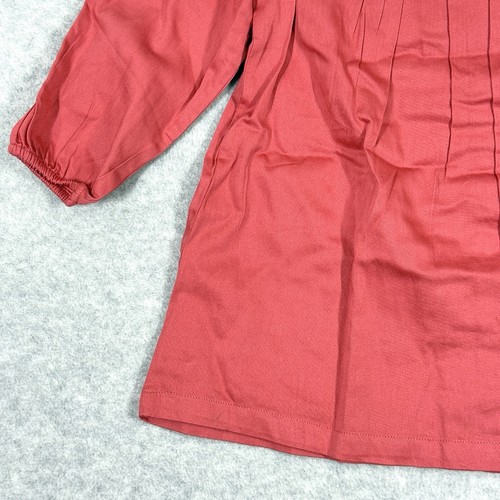 Kate Quinn Top Girls 2T Bib Collar Crochet Lace Tunic Dress Button Pleated NWT - Picture 9 of 10