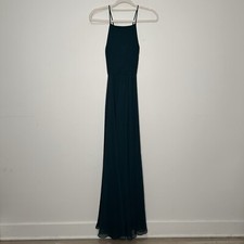 Lulus Maxi Dress Womens Small Mythical Kind of Love Formal Open Back Gown Event