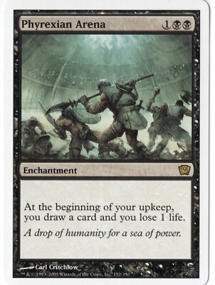 Phyrexian Arena 9th Edition NM Black Rare MAGIC MTG CARD | eBay