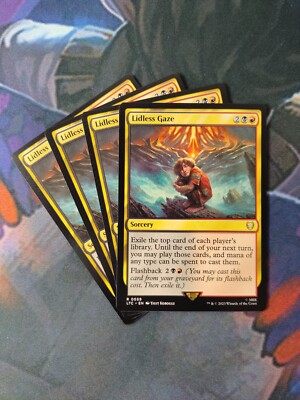 Lidless Gaze x 4 | 7% Off 2+ | UB: Lord of the Rings | NM | MTG