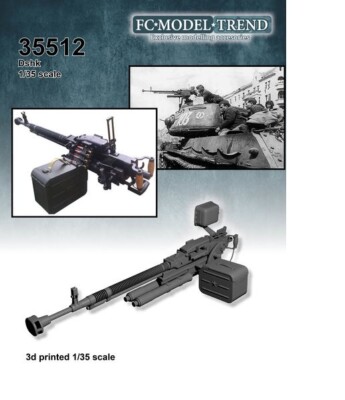 FC Model Trend 1/35 Soviet Heavy Machine Gun Dshk