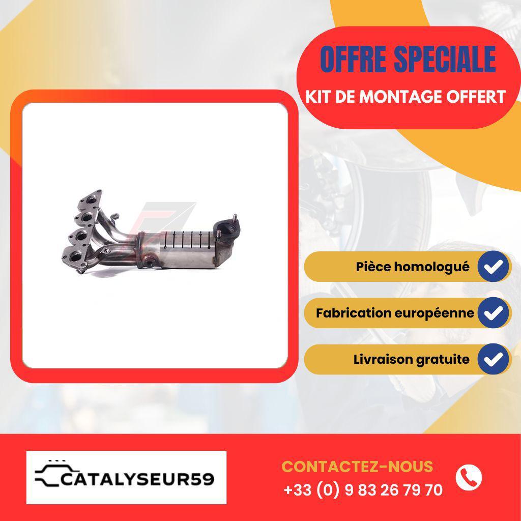 Catalyseur Elantra 2.0i G4GC en acier durable anti-bruit pour moteur 139 cv