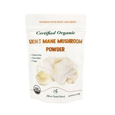 Lion's Mane Mushroom Powder Organic 6 oz (170g) by Cherie Sweet Heart