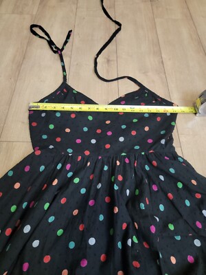 Vintage'70s Koos Van Den AkkerCocktail Party Dress/Polka Dots
