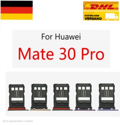 Huawei Mate 30 Pro SIM Holder for Dual Sim Nano Sim Tray Simhalter
