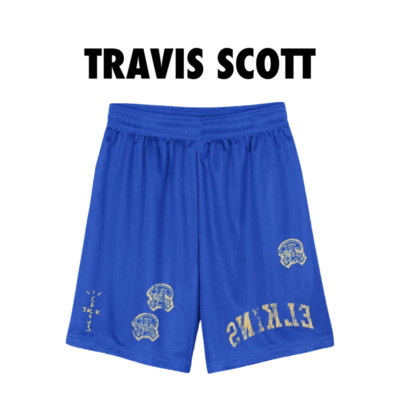Travis Scott Elkins HS Shorts Blue size Large | eBay