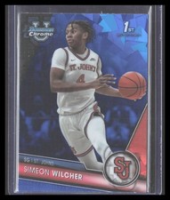 2023-24 Bowman University Chrome Sapphire SIMEON WILCHER #15 St. Johns 1st BCUS