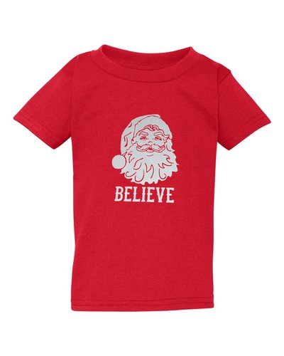 Youth Toddler Christmas Outfit Mix Believe Santa Let It Snow Shirt Kids Holiday - Picture 21 of 27