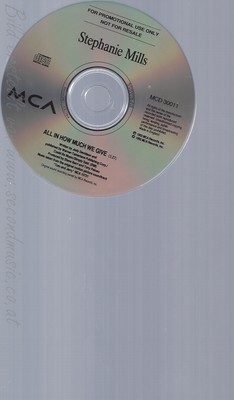 CD--STEPHANIE MILLS--ALL IN HOW MUCH WE GIVE--PROMO