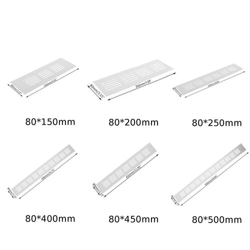 Air Vent Grille Aluminium For Kitchen Plinth Worktop Fridge