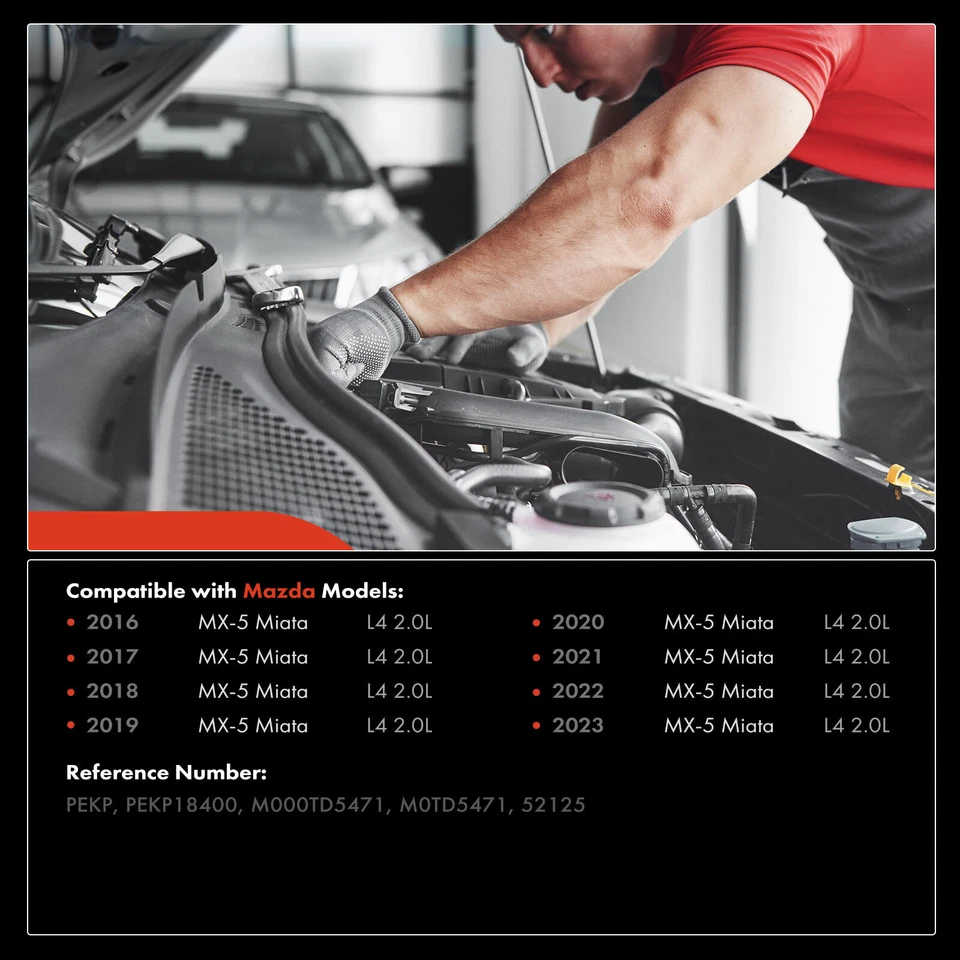 Motor De Arranque Para Mazda MX-5 Miata 2016-2023 2.0L 1.4kW 12V CW Piñón 11 Dientes Foto 3 de 4