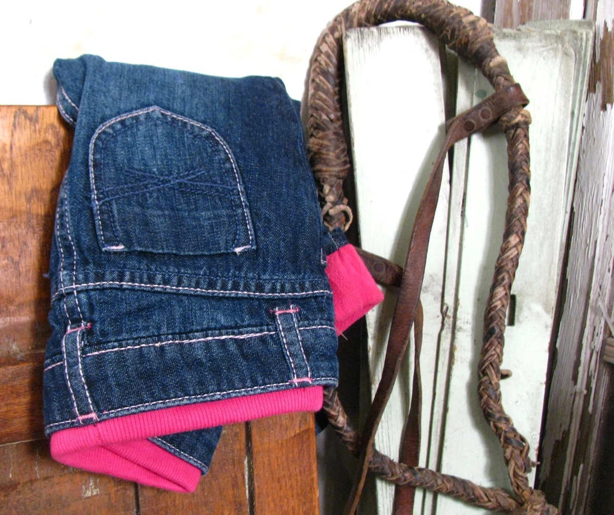 baby Gap 1969 100 cotton Pull on Fleece lined Straight Jeans
