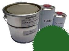 Image of 3,5 Liter Set 2K Automotive Paint Ral 6001 Emerald Green Gloss No Clear Trend