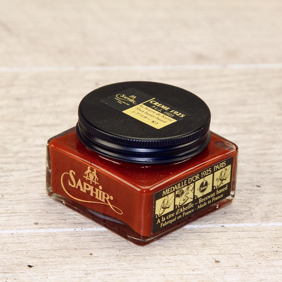 COGNAC Saphir MDO Pommadier CREME POLISH for Allen Edmonds Alden