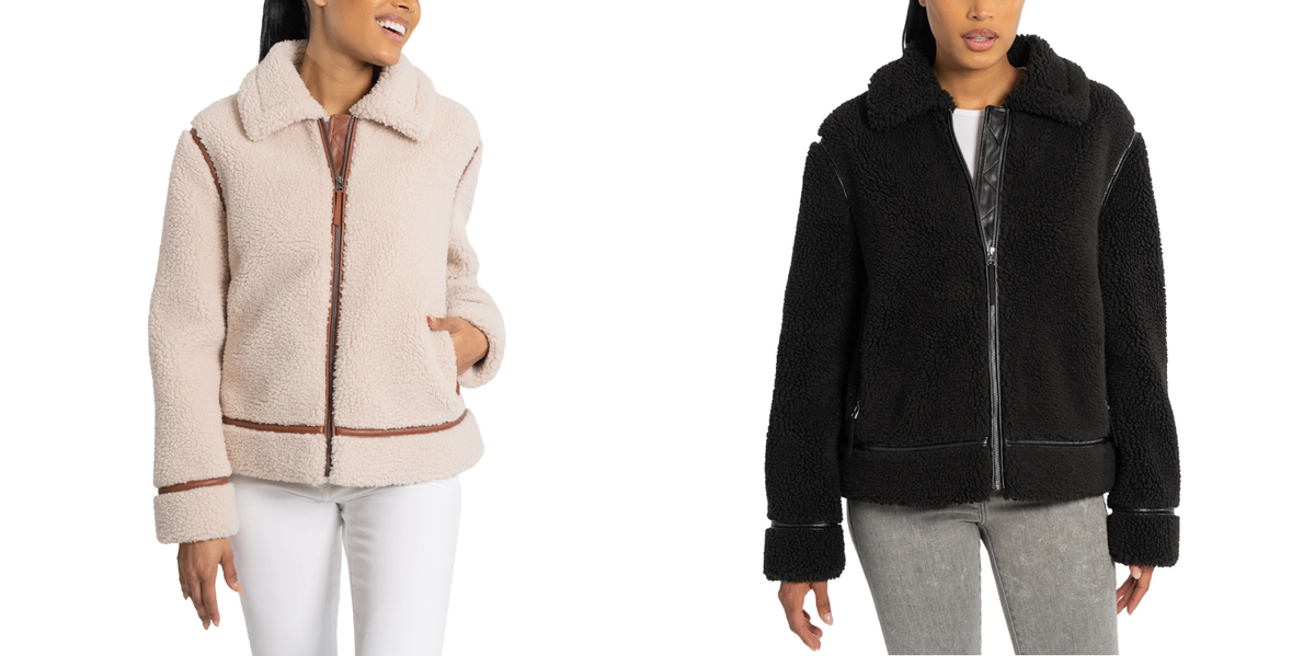 BEARPAW Ladies' Moto Shearling Jacket | eBay