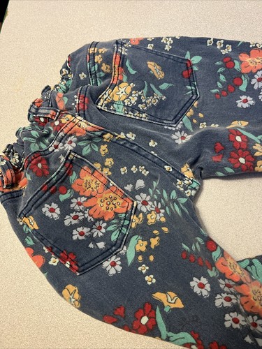 crazy 8 size 12 girls floral skinny jeans - Picture 6 of 6