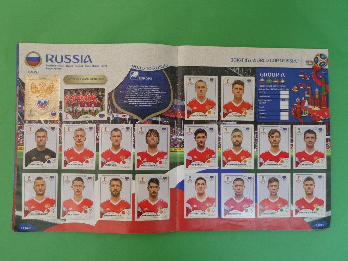 ALBUM FIFA WORLD CUP RUSSIA 2018 PANINI (FULLY FULL) | eBay