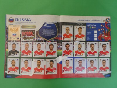 Album Panini cartonné, FIFA World Cup Russia 2018 complet. Très bon état - Collection