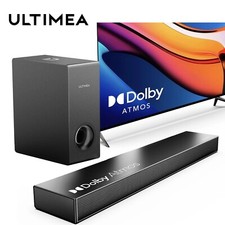 HOME CINEMA 2.1 DOLBY ATMOS BARRE DE SON ULTIMEA BLUETOOTH SURROUND CAISSON 190W