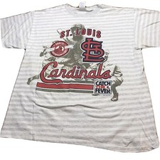 Rare 1992 Vintage St Louis Cardinals Shirt Size XL - MLB Single Stitch USA