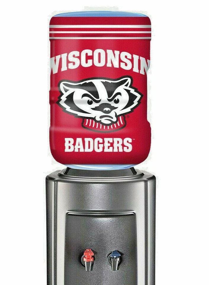 Wisconsin Badgers Propane Tank Water Cooler Cover NCAA Licensed Fits Any 5-Gal - Image 3 of 4