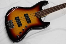Moon DJB-4 3-Tone Sunburst Used 2000 Alder Body Maple Neck w/Soft Case
