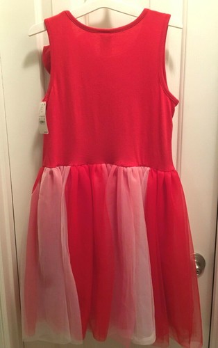 Minnie Mouse Disney Red Heart Love Tutu Dress Size M(7-8) Bow Tulle Skirt NWT - Picture 8 of 11