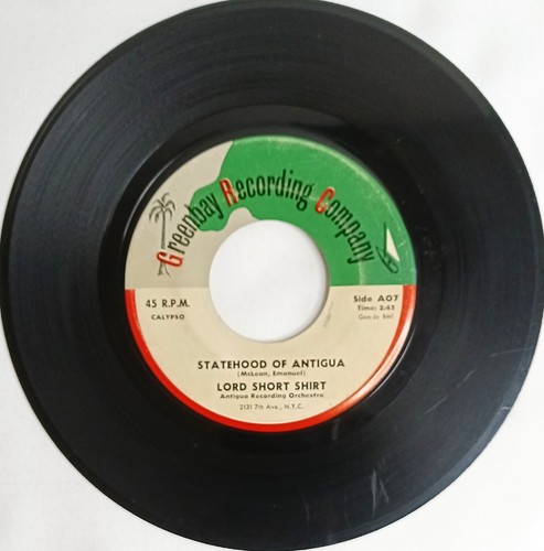 CALYPSO 45 HEAR Lord Short Shirt LITTLE BOY IN LOVE 1960s Greenbay Recording Co. - Picture 4 of 4