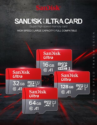 SanDisk Ultra 100MB/s Micro SD 32GB 64GB 128GB Class 10 SDHC SDXC Speicherkarte