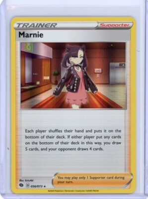 Marnie Trainer 56/73 Holo Rare - 2020 Champions Path - Pokemon TCG