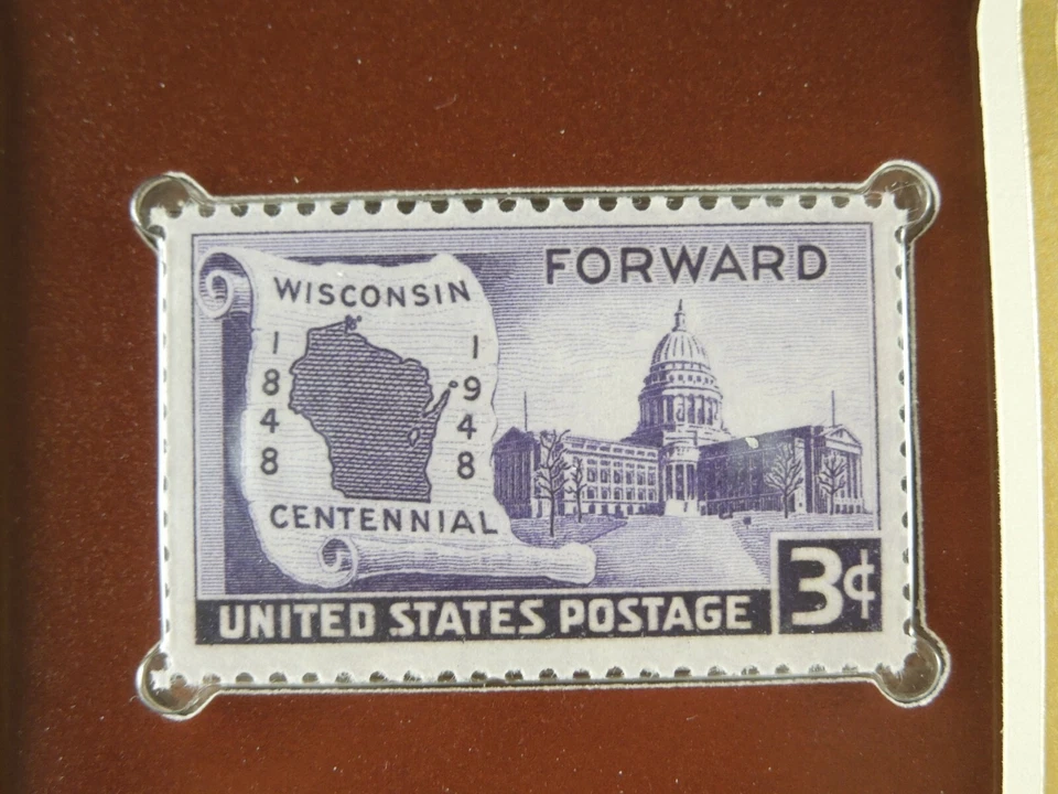 Wisconsin Statehood 1948 Stamp Historic Stamps America Commemorative Cover MNH - Image 3 of 4