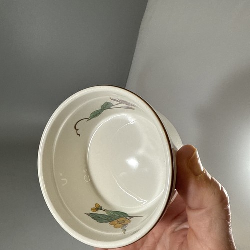 Set Of 2 Vintage Woodhill Fine Bakeware Floral Ramekin Bowls 3.25” Diameter - Picture 9 of 10