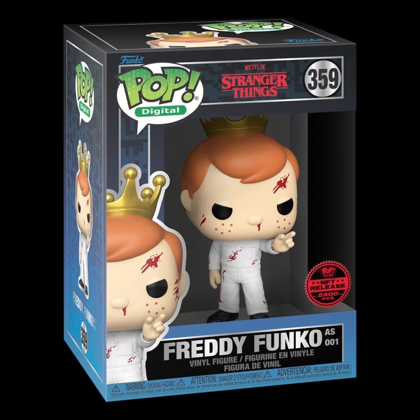 Funko Digital Stranger Things Freddy as 001 #359 NFT