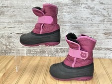 Kamik Winter Lined Snow Boots Purple Pink Black Toddler Infant Girls Size 8