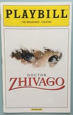 Playbill Doctor Zhivago Tam Mutu  Kelli Barrett Tom Hewitt  Paul Alexander Nolan