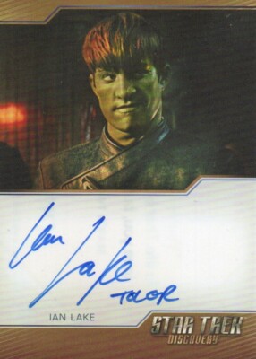 Star Trek Discovery Staffel 3: Ian Lake als Tolor Archiv Box Autogrammkarte