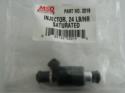 NEW MSD 2019 Fuel Injector 24 lbs./hr. 12 V Saturated Circuit Driver ...