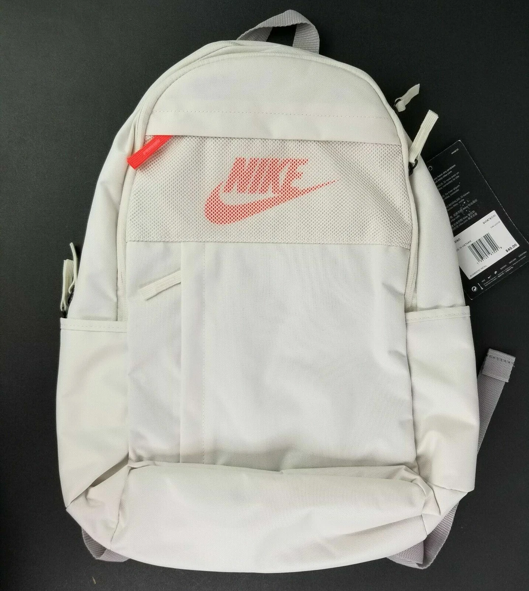 NEW NIKE LBR ELEMENTAL BACKPACK 2.0 OFF WHITE / ORANGE 2.0 BA5878-030 Free  Ship