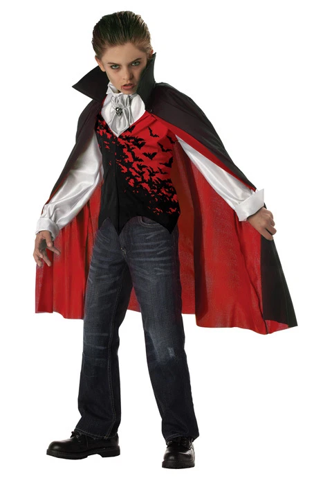 CARNEVALE HALLOWEEN COSTUME DRACULA IL PRINCIPE DELLE TENEBRE
