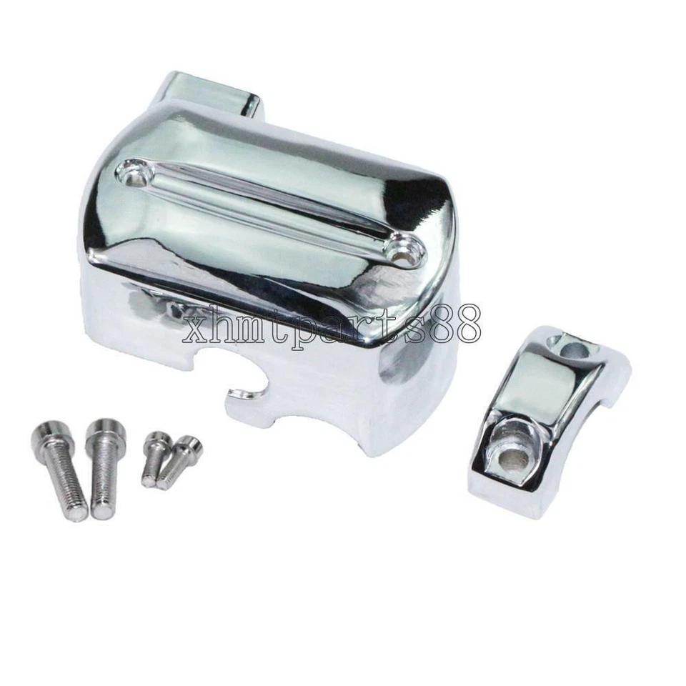 Cubierta de cilindro maestro de freno cromada para Yamaha V-star 1100 V-star 650 1999-2007 Foto 3 de 4