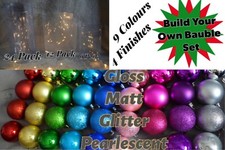 Build Your Own Christmas Bauble Sets -6/12/24 Packs 6cm PLEASE READ DESCRIPTION