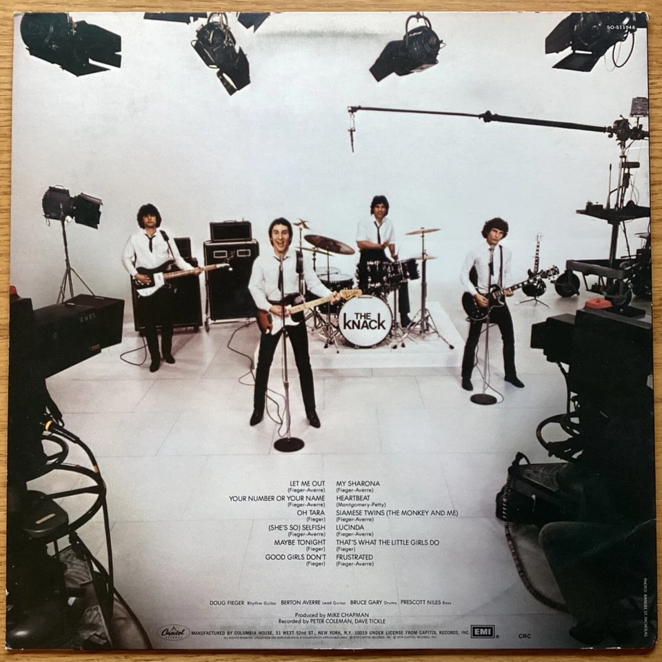 The Knack “Get The Knack" 33 1/3 rpm LP, SO511948, My Sharona, Good Girls Don’t - Image 2 of 4