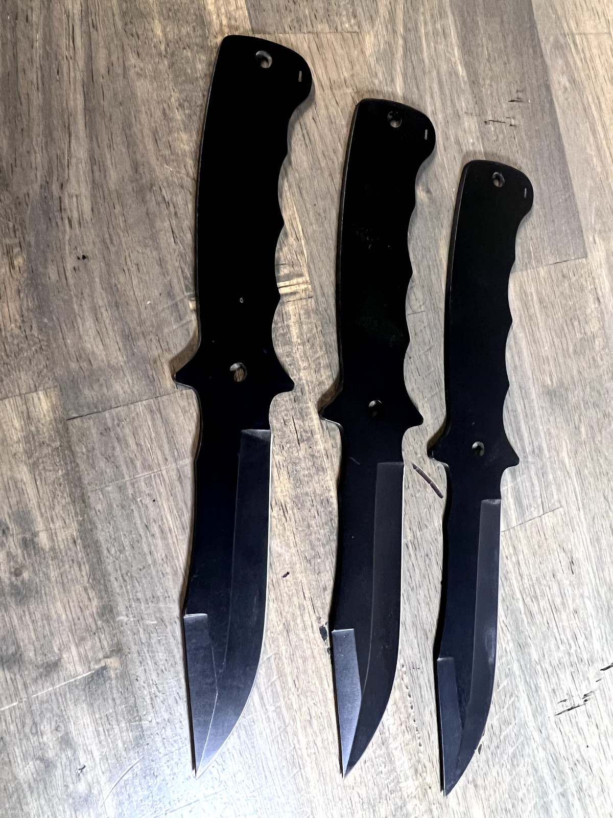 3 SOG Tactical Gear Balanced Throwing Knife SET w/ Sheath & Paracord Handle