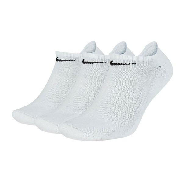 Nike Everyday Cotton Cushioned Sneaker Socken, 3 Paar - Weiß  