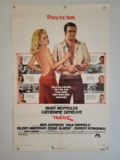 Hustle Poster 1975 Original Crime Thriller Movie Burt Reynolds Borgnine 1 sheet