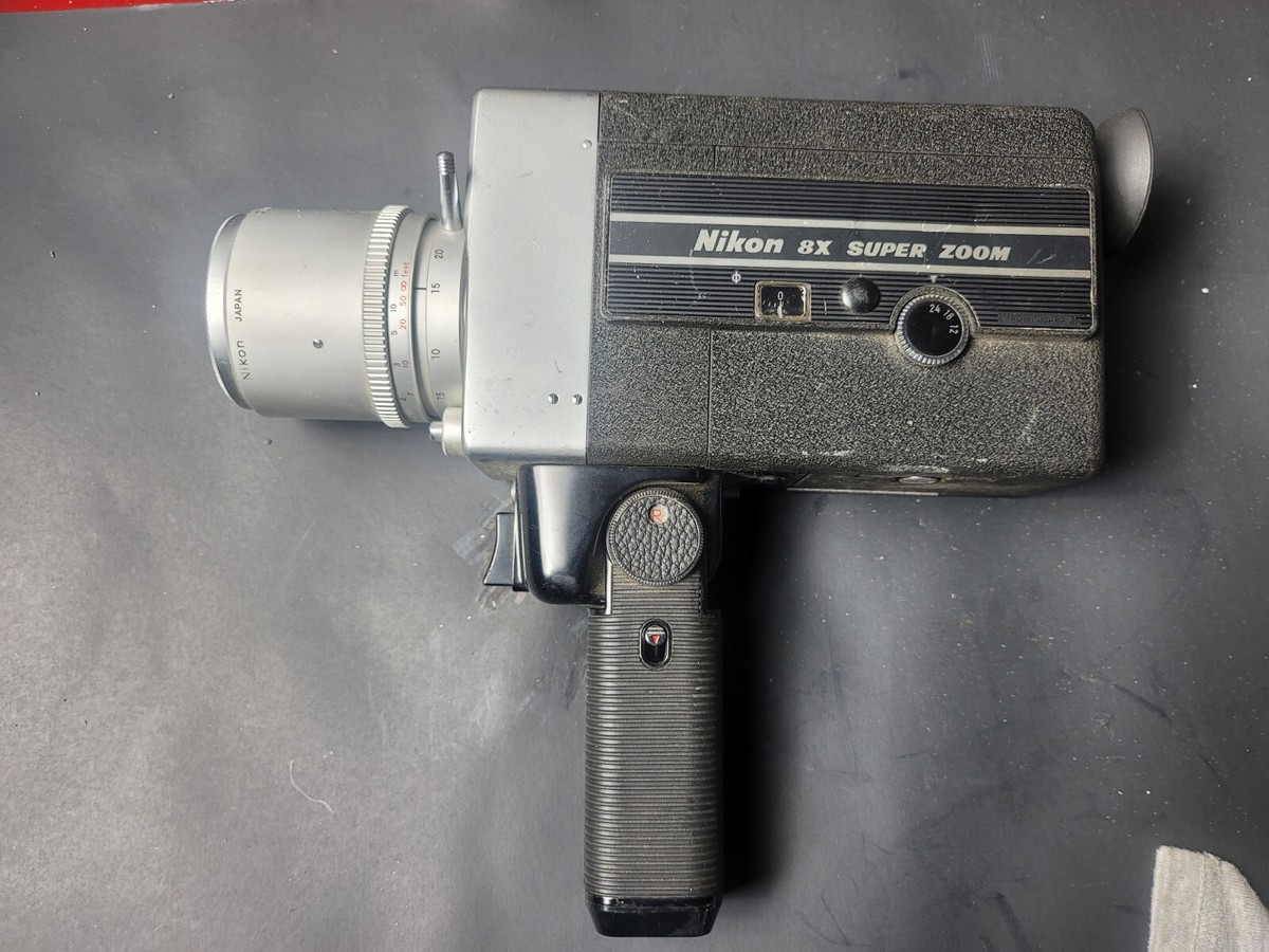 Nikon 8x Super Zoom Super 8 Movie Film Camera Zoom untested