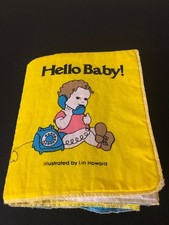Pillow Pal Vintage 1984 Hello Baby Book Lin Howard